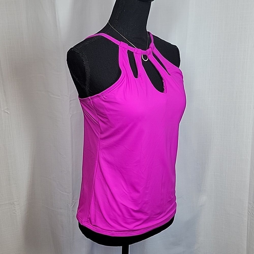 La Blanca Island Goddess Underwire Keyhole Tankini Top - Picture 7 of 16